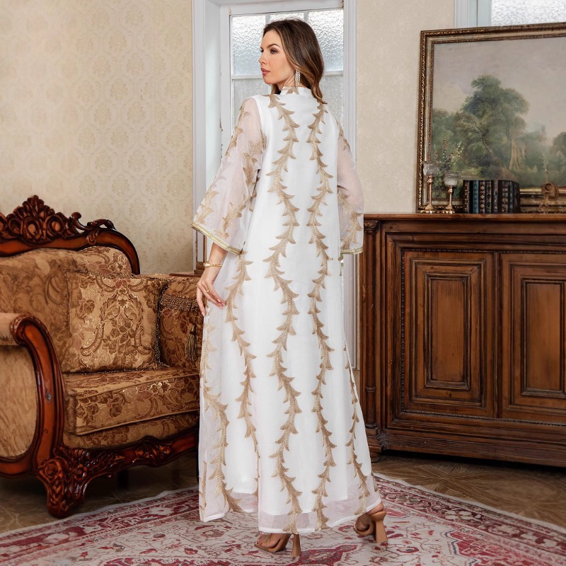 Eid Ramadan Party Dress for Wo - Embroidery Arabic recension och pris