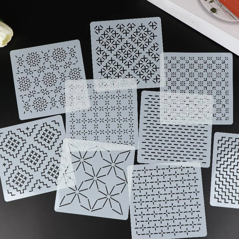 [J]9/32Pcs Sashiko Embroidery  - Embroidery Service recension och pris