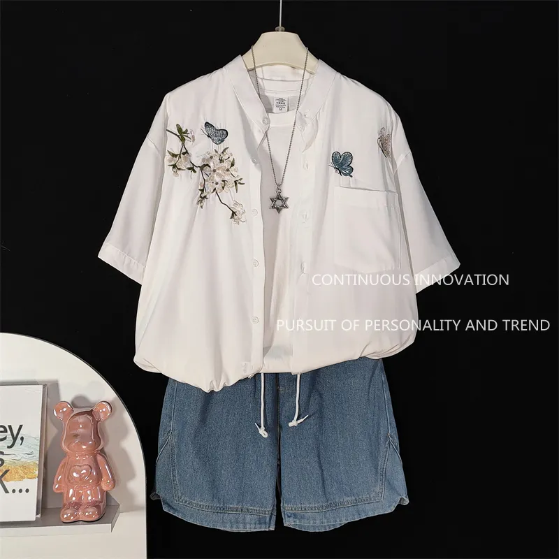 Men's 3 Piece Set Chinese Styl - Embroidery Outfit recension och pris
