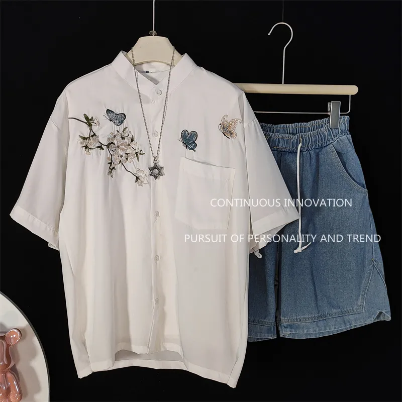 Men's 3 Piece Set Chinese Styl - Embroidery Outfit recension och pris