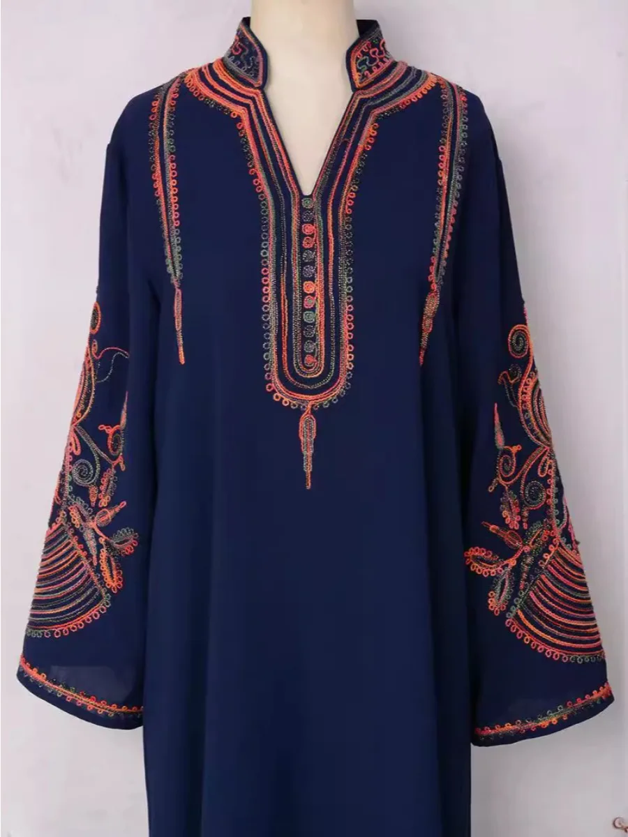 Moroccan Kaftan Abaya For Wome - Embroidery Arabic recension och pris