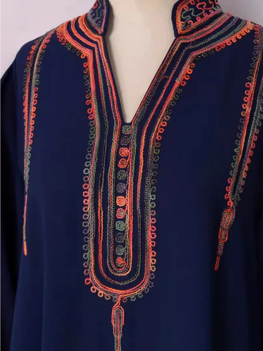 Moroccan Kaftan Abaya For Wome - Embroidery Arabic recension och pris