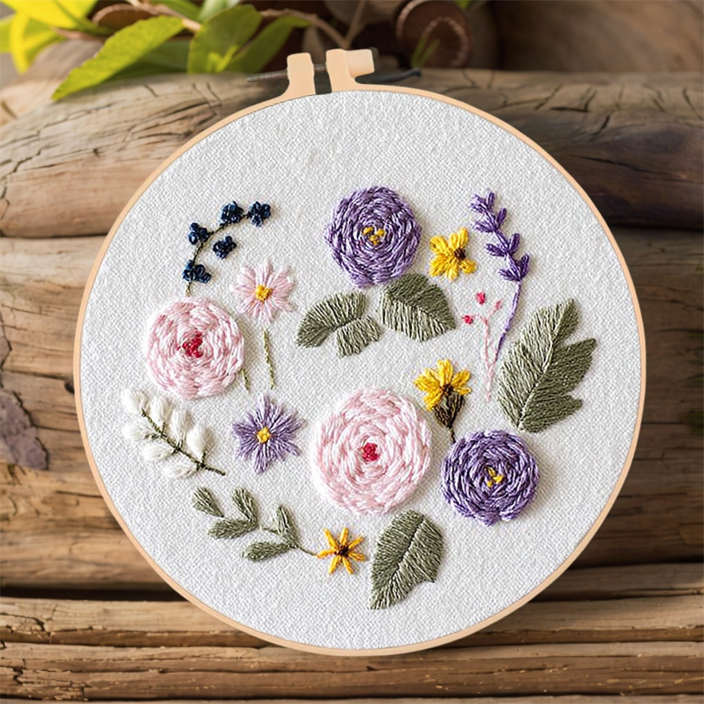 MomoArt DIY Embroidery Kit Flo - Embroidery Daisy Flower recension och pris