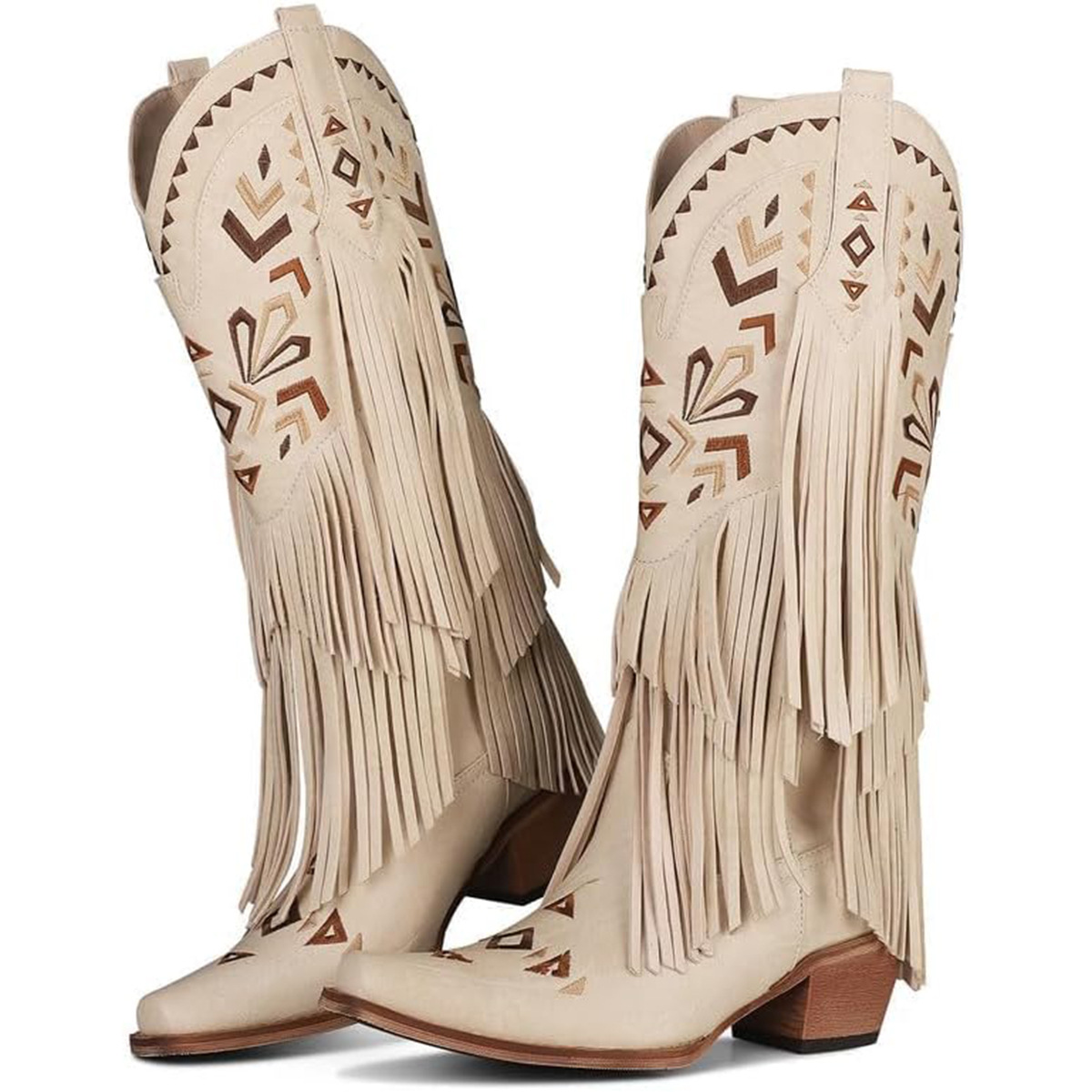 Women's Mid-calf Boots Retro W - Embroidery Design recension och pris